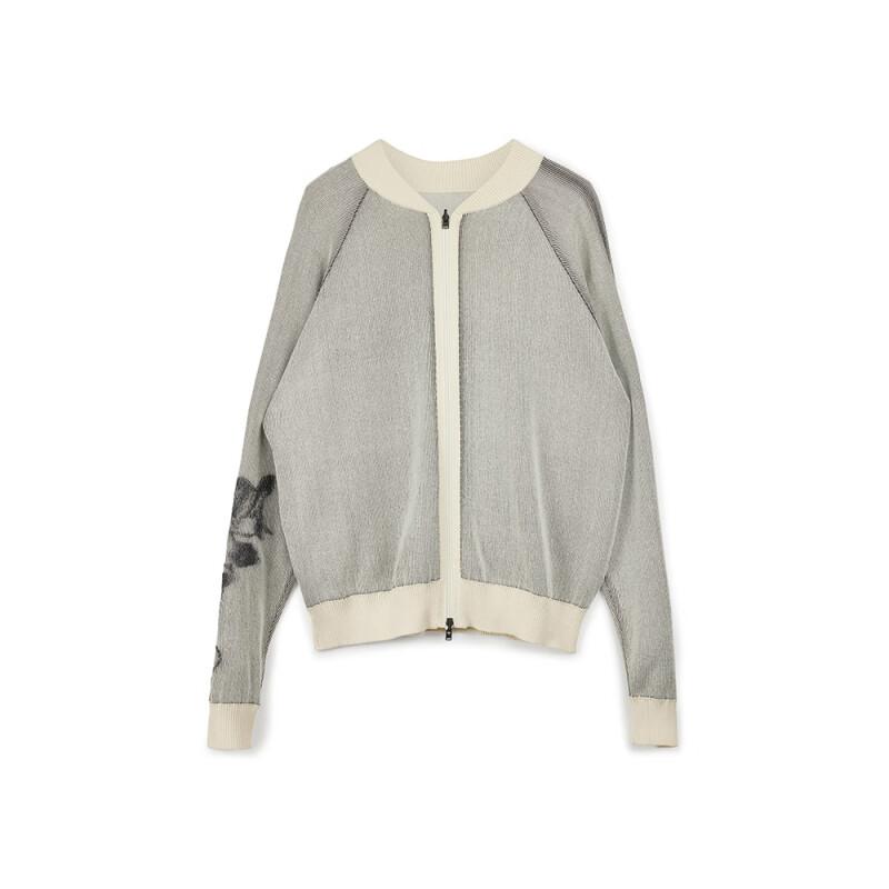 Y-3 Gfx Knit Cardigan Casual Printed Jacket Unisex Jacket Off-White 50-IV5526