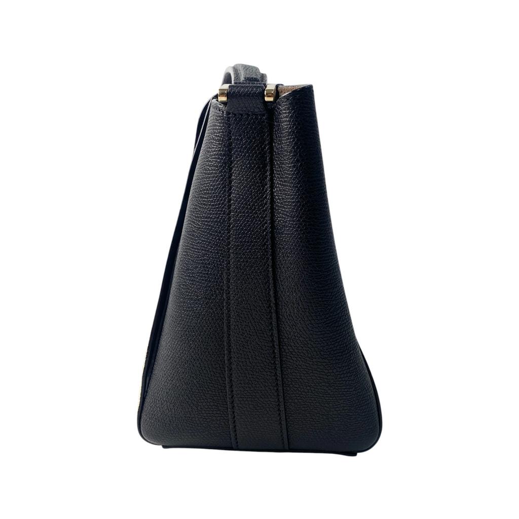 Used ValextraShoulder Bag black/Ivory leather Women