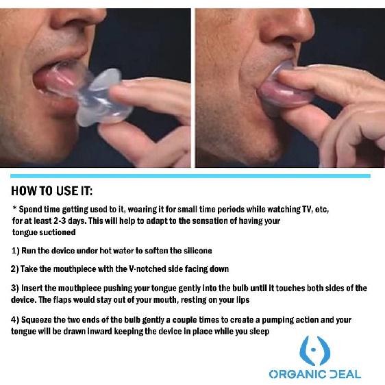 Anti Snoring Mouthpiece Tongue Retainer Helps to Eliminate Snoring Anti Snore Device Silicone Snore Sleep Apnea Anti Ronflement 3