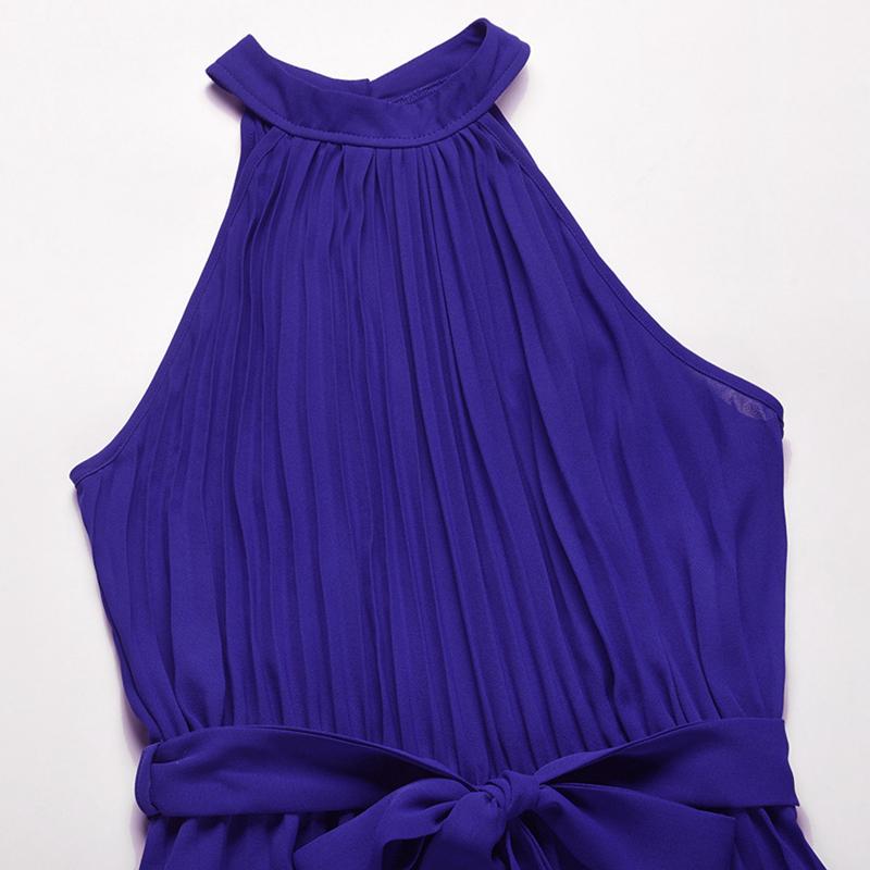 Женские летние плиссированные цельные брюки без рукавов на шнуровке, тонкие широкие комбинезоны