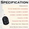 Key Fob Replacement Fits for Ford Explorer 2001-2015 Mustang Expedition Edge Focus Taurus Escape Flex Focus Fusion Lincoln Navigator Sable CWTWB1U793