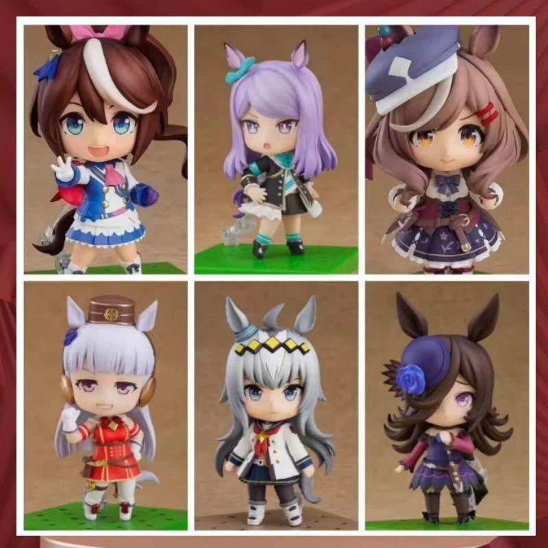 10Cm Umamusume: Beautiful Derby Cute Edition Cartoon Character Girl Statue Cartoon Model Boy Collection Doll Holiday Gift