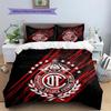 Club Deportivo Toluca Football Club  Pattern Bedding Quilt Set  Home Decoration  Gift (1 * duvet cover + 2 * pillowcase  without core)