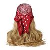Lightweight Square Neckerchief 70x70cm Purse Scarf Versatile Headscarf  for Women