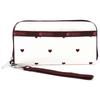 Круглый кошелек на молнии, длинный, 3462 TECH WALLET WRISTLET HA83 BERRY HEART EMB [товар]