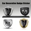 Car Body Badge Side Window Trunk Sticker 3D Metal Fender Decoration Accessories For Dodge Durango Caliber Dakota Neon SXT Nitro T777