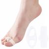 2Pcs Silicone Gel Toe Straightener Separator Bunion Corrector Pain Relief