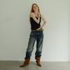 New Retro Handmade Pointed Short Boots Women's Cowhide Brown Stiletto Boots
