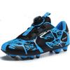 28-39 Youth Kids Soccer Shoes Rotating Button Boys Spikes AG Training Soccer Shoes