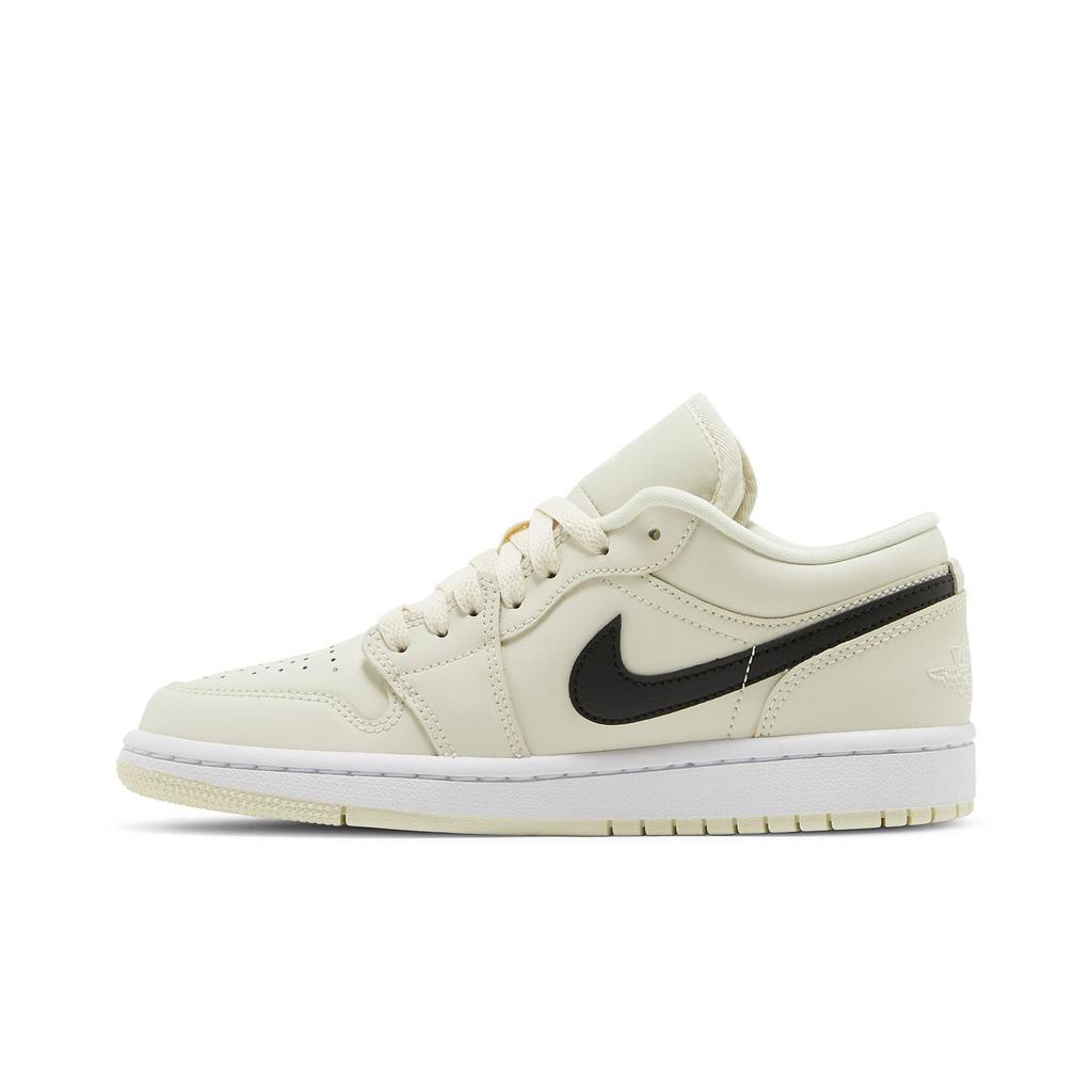 Womens Air Jordan 1 Low 'Coconut Milk' (women's sizes) Coconut Milk / Black / White Vintage Basketball Shoes DC0774 121