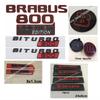 Передний капот Задний багажник Значок Наклейка Для Brabus w212 w204 G700 w463 w464 w221 w213 w206 GLC GLE w176 w177 GLS G800 smart