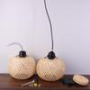 Bamboo Lampshade Ceiling Pendant Lamp Hanging Lamp Handmade Rattan Light Fixture For Restaurant Dining Room Indoor Lighting