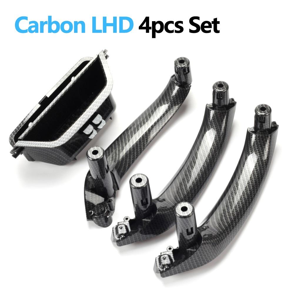 LHD RHD Interior Car Accessories Inner Door Armrest Panel Door Pull Handle Set For BMW X3 X4 F25 F26 2010-2016