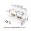 Set of Permanent Bracelets, Stainless Steel, Silver Clasp, , Friendship Bracelet with Tool for