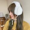 Handmade JK lolita Earflap Adjustable Winter Ear Cover Cute Y2k Plush Earmuffs  Female