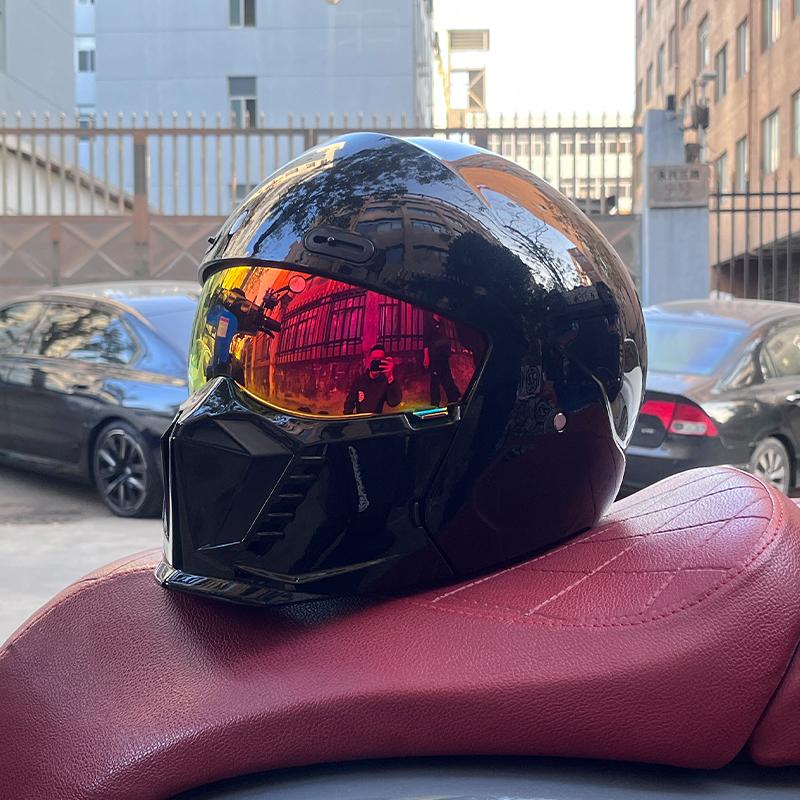 Новый Scorpion Retro Motorcycle Cascos Moto Locomotive Personality Многоцелевой комбинированный шлем Half ML XL XXL XXXL