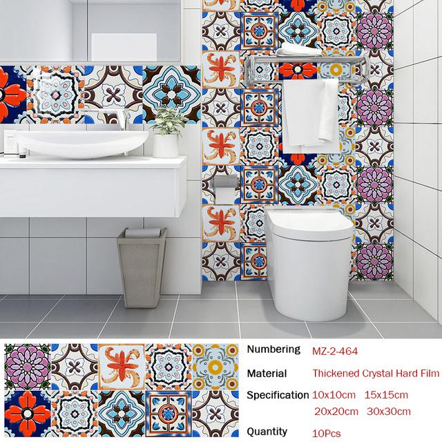 10 шт., наклейка на мраморную плитку с тиснением, кухонный фартук, маслостойкий шкаф, умывальник, пилинг и; Водонепроницаемые художественные обои