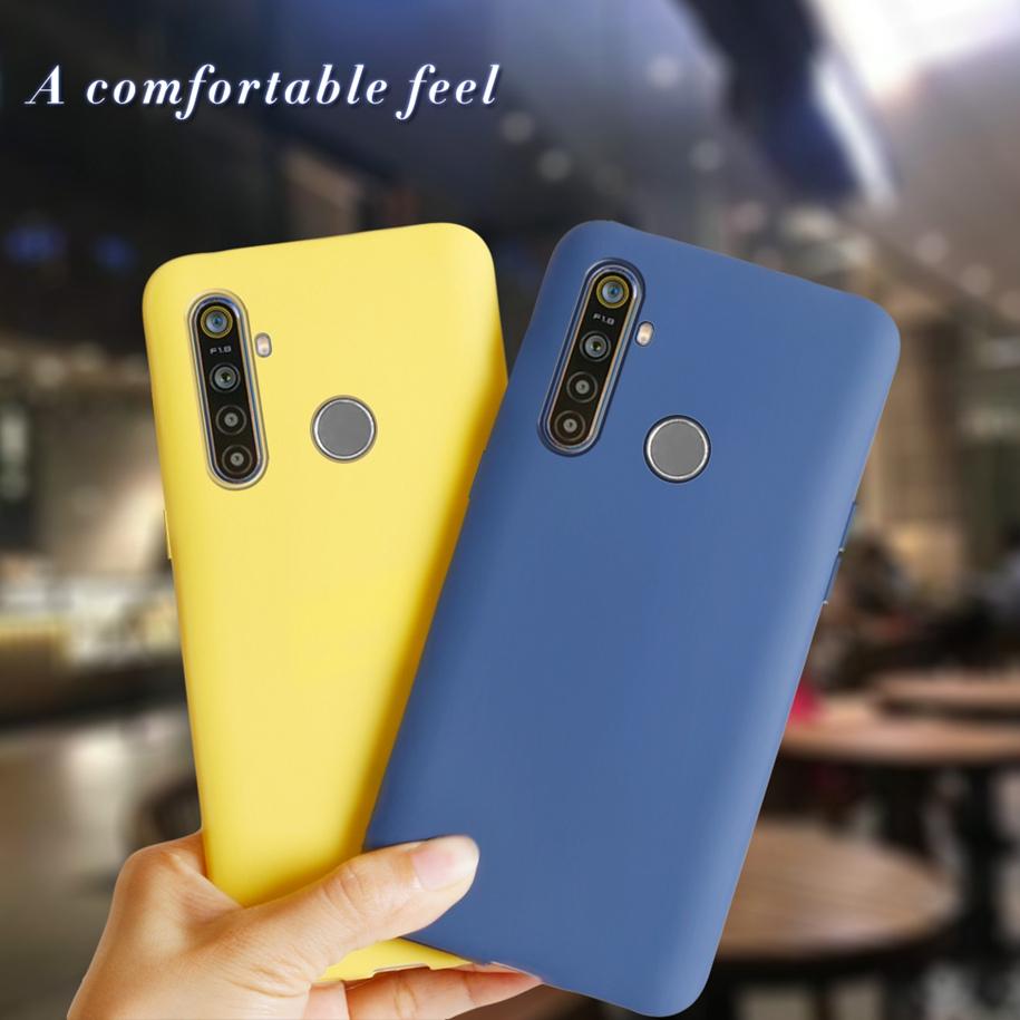 Чехол из жидкого силикона для Realme 5 5i 5Pro Чехол Бампер Роскошная TPU Мягкая задняя крышка для OPPO Realme 5 Pro 5i 5S Матовые чехлы Realme5