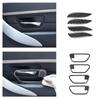 Real Carbon Fiber Car Interior Door Pull Handle Bowl Sticker Cover Trim For BMW 3 4 Series F30 F32 2013-2018