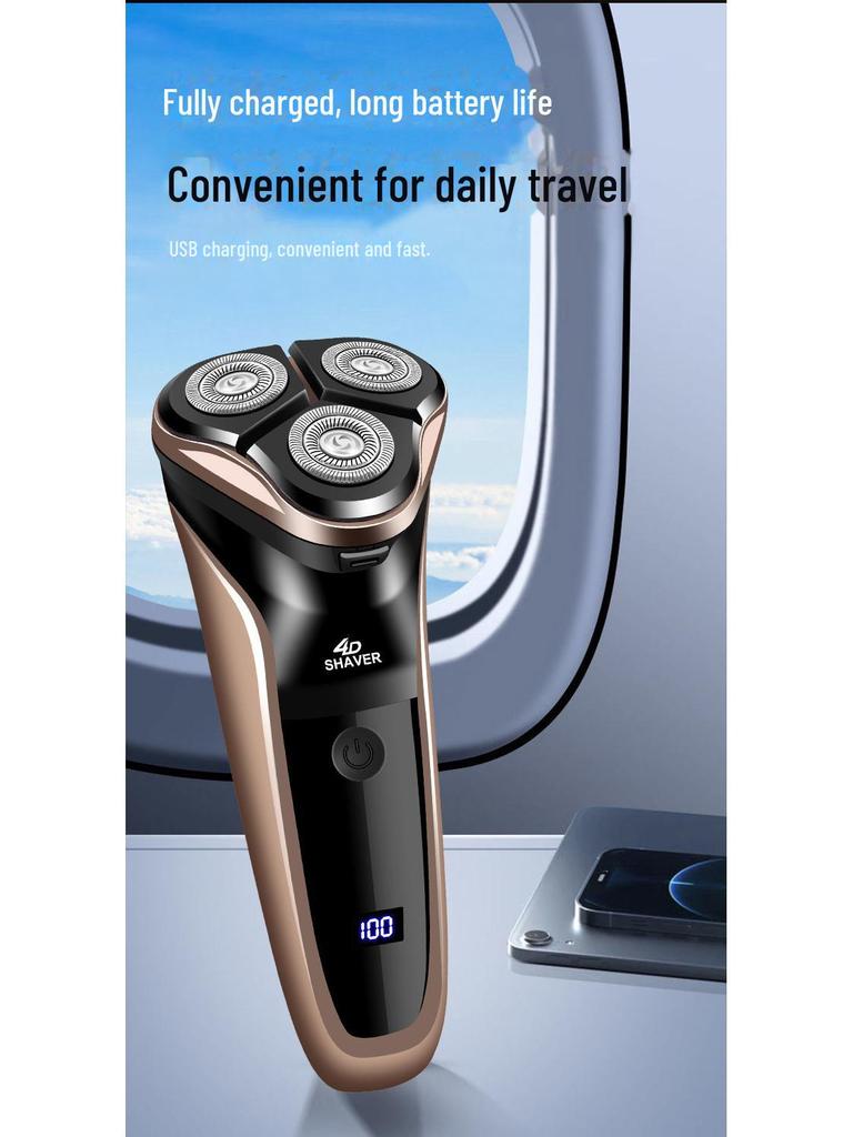 Бритва Linco 9288 USB с тремя лезвиями, заряжаемая от сети 110–220 В