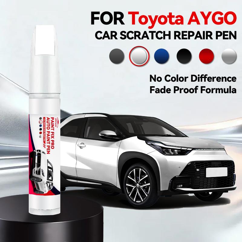 Vehicle for Exclusive Use For Toyota AYGO Paint Repair Pen Touch Up Scratch Remover DIY Auto Accessories Black White Silver Blue