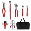 7pcs Battery Service Kit Steel Terminal Pliers Wrench Brush Spreader Puller for Maintenance