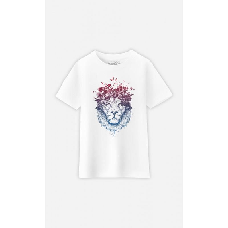 Детская футболка FLORAL LION