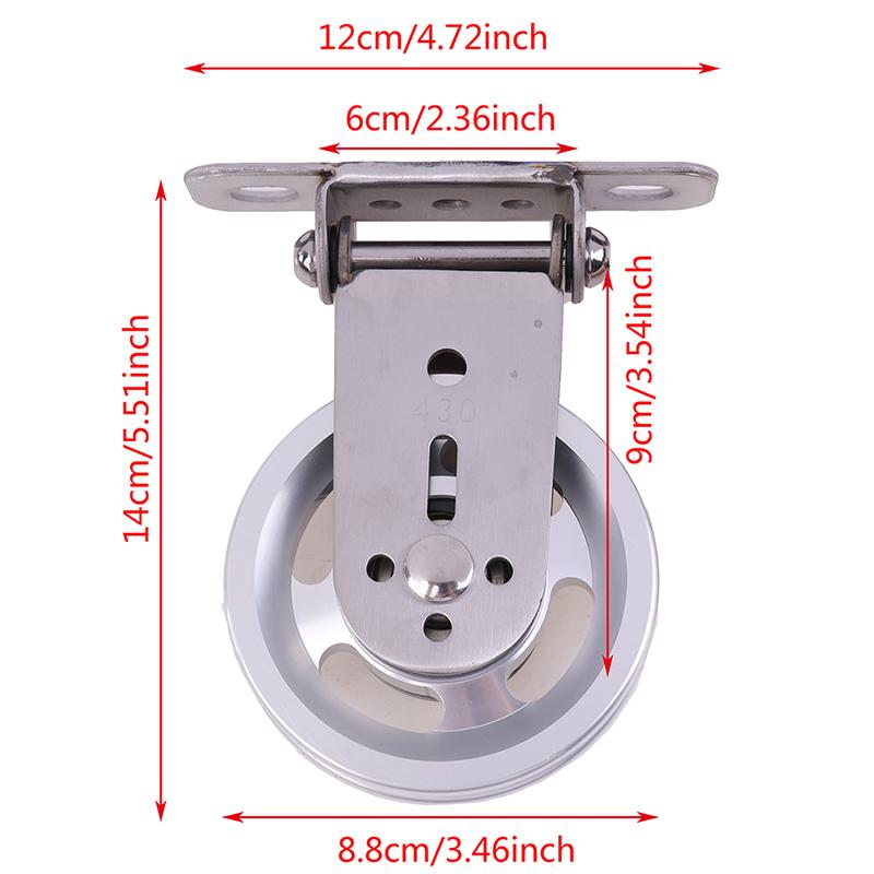 Настенный тренажерный зал для дома вращающийся бесшумный шкив Diy Lat Lift Cable System Wheel