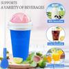 Smoothies Cup Ice Cream Maker Quick-Frozen Silicone Squeeze Cup DIY Juice Milkshake Water Bottle Cooling Sand Cup Kitchen Tool
