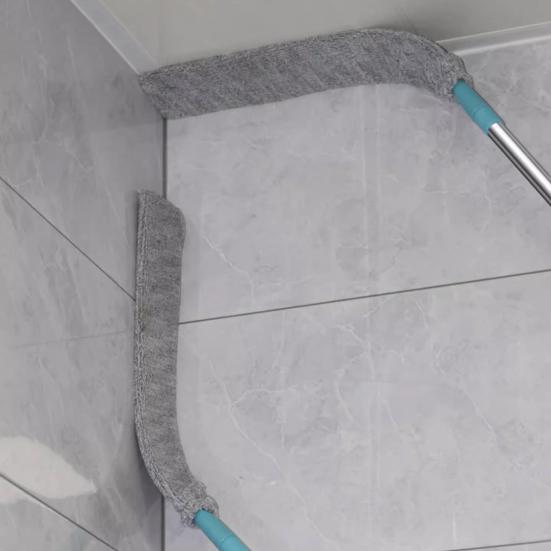 Щетка для пыли со стираемой тканью, длинная ручка, очиститель перьев, регулируемая ручка, щетка для удаления пыли из щелей, выдвижной пылесборник