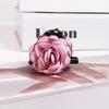 Женская заколка для волос с двухсторонним декором в виде цветка розы, противоскользящие зубцы, заколка для волос с затылком в виде акулы, украшение для волос