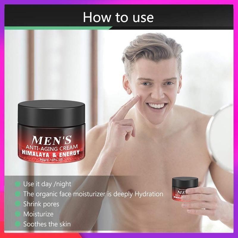 Новейший антивозрастной мужской крем для лица, увлажняющий крем против морщин, уход за кожей лица, коллаген, ретинол, гиалуроновая кислота, дневной и ночной крем