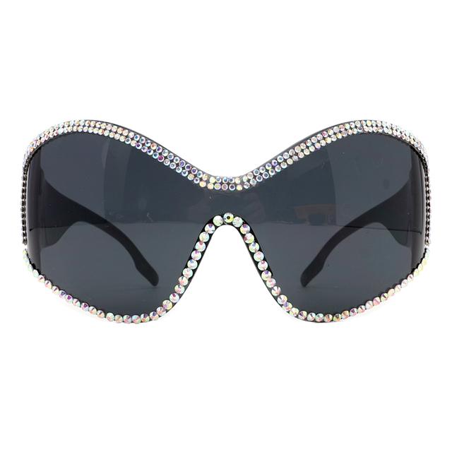 Новые большие солнцезащитные очки в стиле стимпанк для женщин. Тенденции в стиле панк Y2k. Солнцезащитные очки для мужчин. Брендовые дизайнерские очки 2000-х годов De Sol Oculos - Солнцезащитные очки -