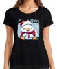 HO NOPE Cute Christmas Penguin Cartoon Kawaii Cute Funny Women's T-Shirt