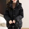 Women's Winter Cotton-padded Jacket Short Fashion Korean Version of Loose Hooded Thickening To Keep Warm Down Cotton-padded Jacket