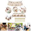 Horse Party Tableware Set Horse Party Plates Horse Paper Plates Birthday Party Tableware for Western Party Decorations