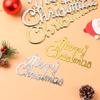 Accessories Party Supplies Merry Christmas Pendant Xmas Tree Decor Hanging Ornament English Letter