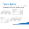 10pcs New Self-adhesive Bathroom Mirror Stickers Wall Tile Stickers DIY Decals Square