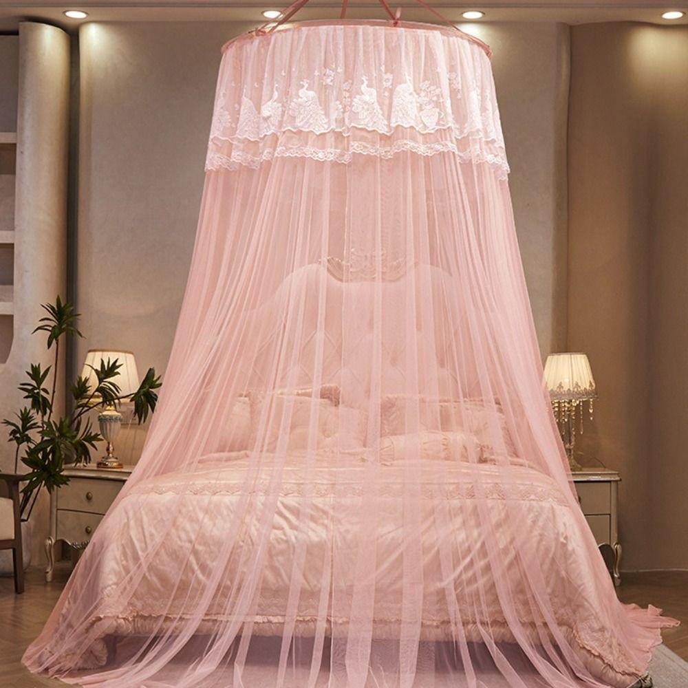 Lace Dome Mosquito Net Fine Mesh Queen-Size Bed Tent Universal Bed Curtain Bedroom