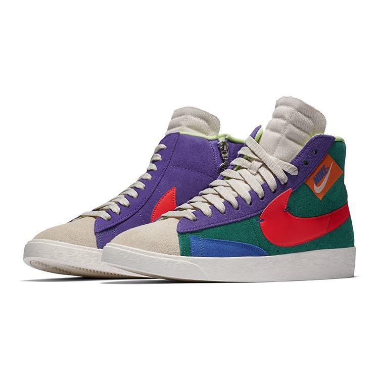Nike Женские кроссовки Blazer Mid Rebel Мультиколор CQ7786-561