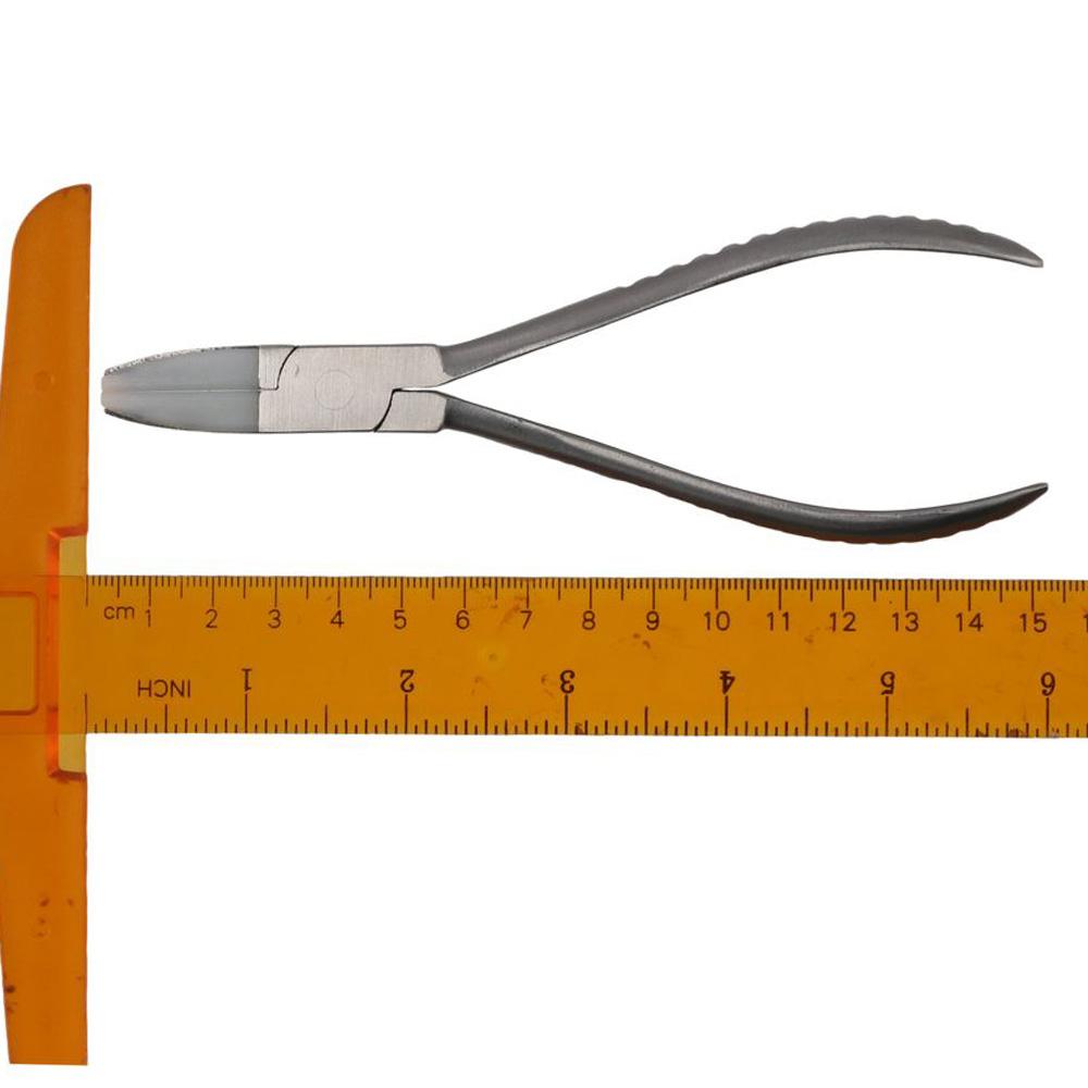 Half Round Nose Pad Pliers Stainless Steel Needle Nose Pliers  for Glasses Adjusting