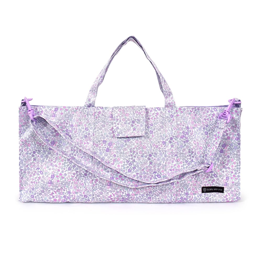 COLORFUL CANDY STYLE Melodica Case, Water-Repellent and Lightweight, Floral Mist (All-Over Pattern), Water-Repellent, Lightweight, Stain-Resistant,