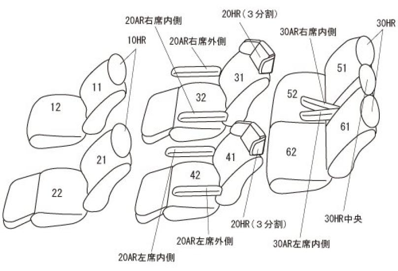 Clazzio Seat Covers for Seater Prime Black ET Alphard/Vellfire AGH30W/AGH35W/GGH30W/GGH35W H30/1-7 [18ETC1650K]