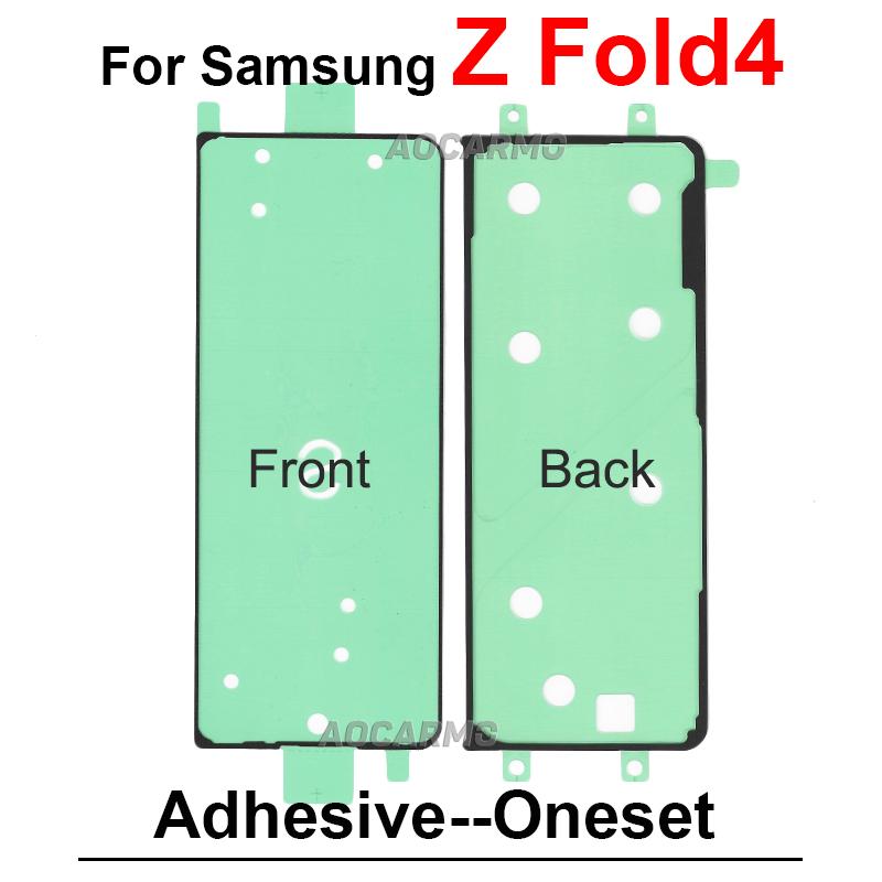 Back Cover Adhesive For Samsung Galaxy Z Fold 4 Fold4 F936 LCD Front Sticker Fullset Tape Glue