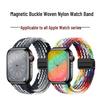 Магнитный ремешок из плетеного нейлона для Apple Watch S11