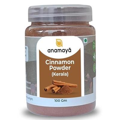 Порошок корицы Anamaya | Порошок Далчини | 100 г | 100% Чистый и Натуральный | Порошок Даалчини в Банке для Готовки, Чая и Выпечки
