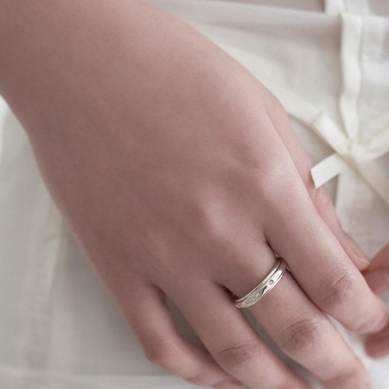 ANOTHER CELL Celeste Noir Ring