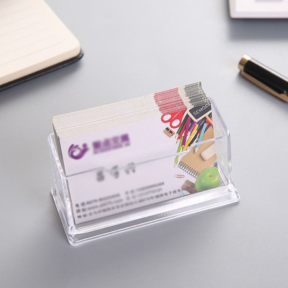 Home Office Supplies Business Card Container Cards Display Stand Card Display Shelf Name Card Rack