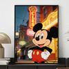 Disney Набор алмазной мозаики 5D «Ночная улица с Микки Маусом», ручная работа, DIY, подарок, украшение для дома