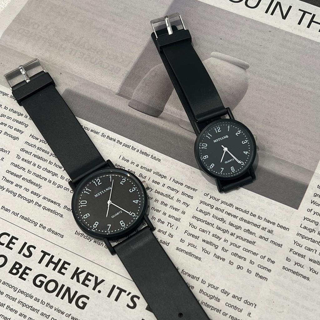 Examination Watch Male And Female Students Mori College Style Fashionable And Versatile Simple Large Dial Hands Quartz Watch